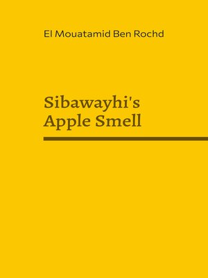 cover image of Sibawayhi's Apple Smell